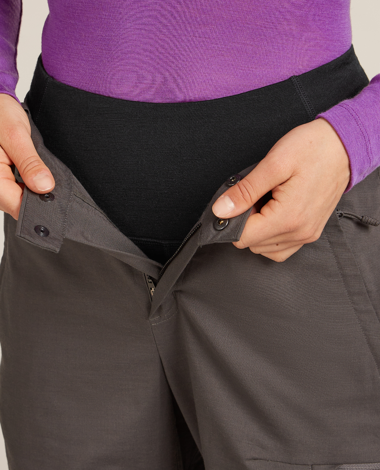 Icebreaker Women Merino 200 Oasis High Rise Leggings - Black - Alpingaraget