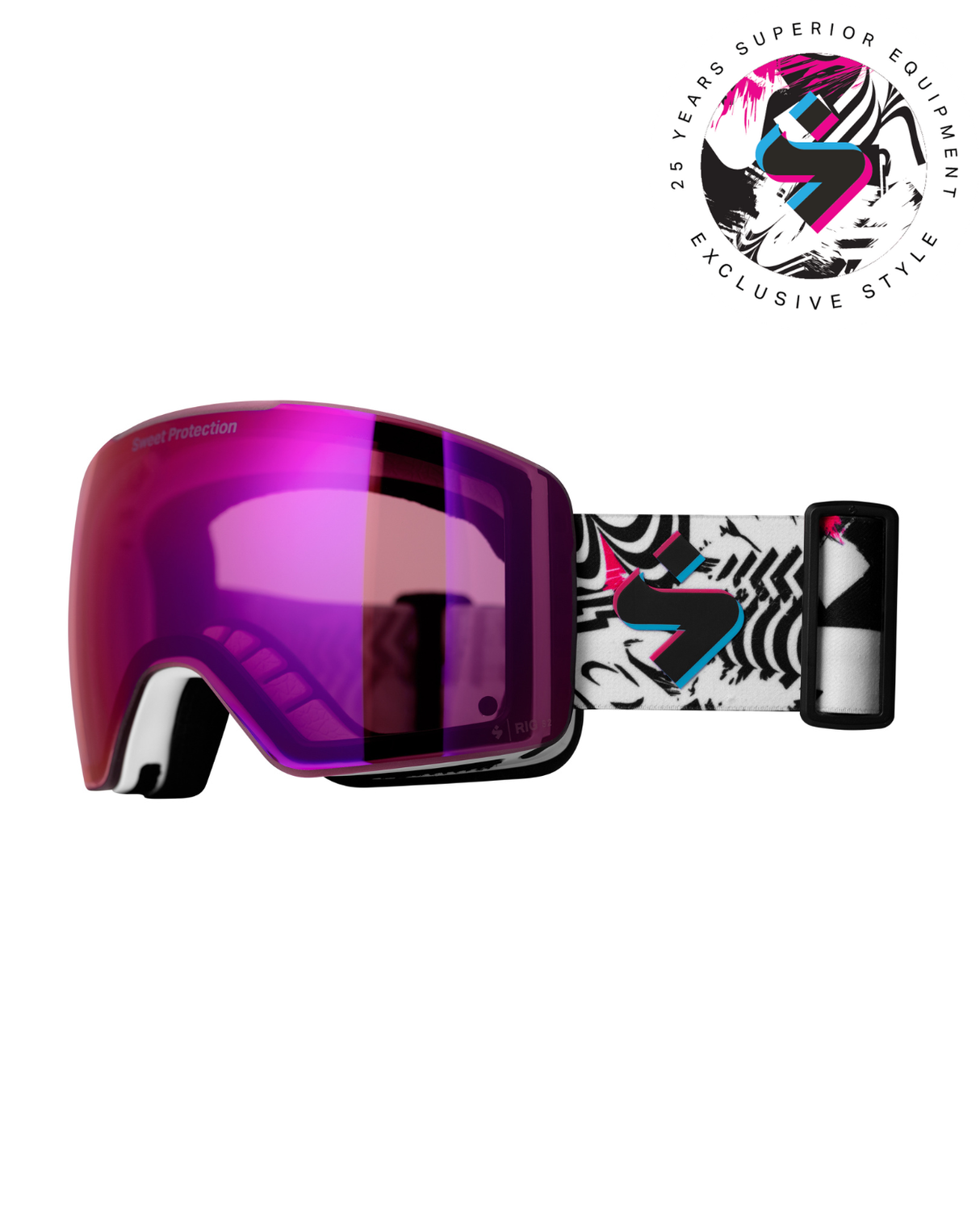 Sweet Protection Connor RIG Reflect Block Party - RIG Bixbite/Satin White/Block Party