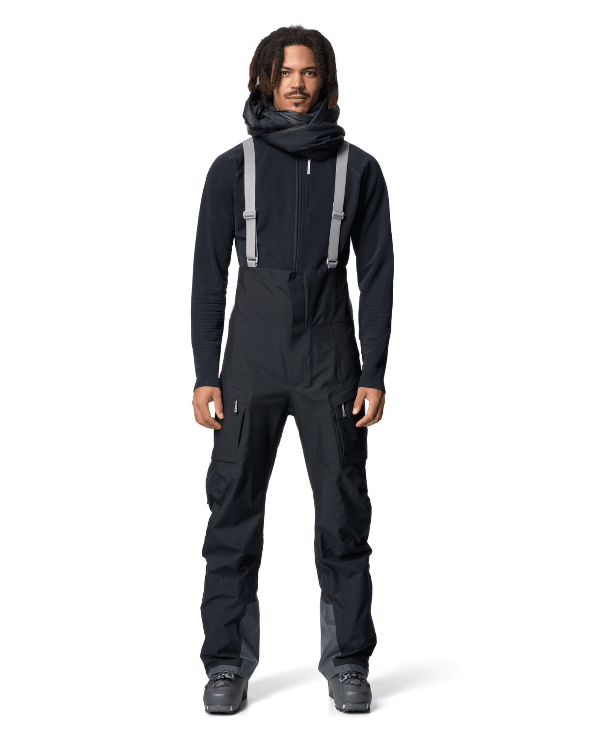 HOUDINI Mens Rollercoaster Bib Pants - True Black - Skidbyxor - Alpingaraget