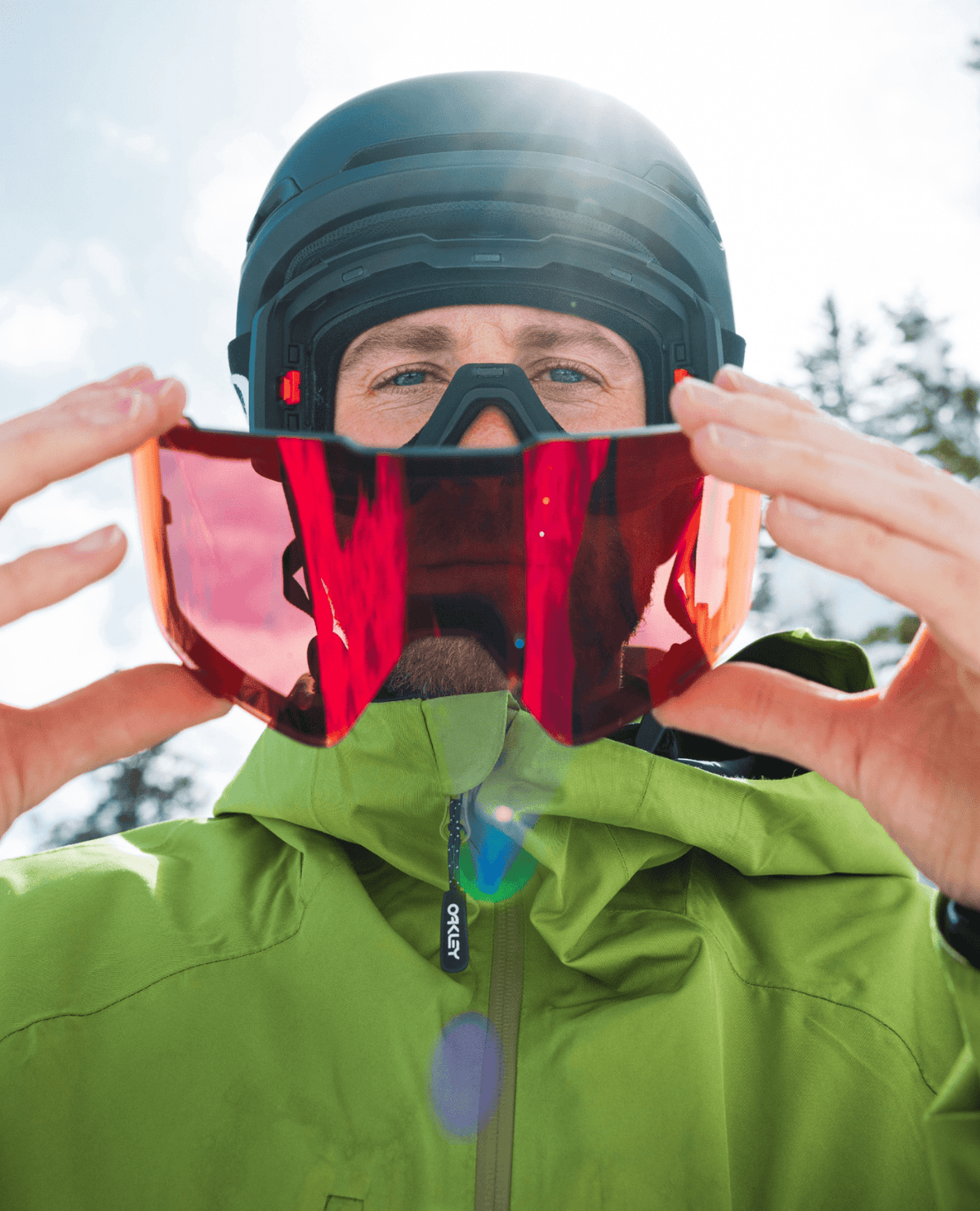 Oakley Line Miner Pro L - Matte Black/ Prizm Torch & Prizm Iced - Goggles - Alpingaraget