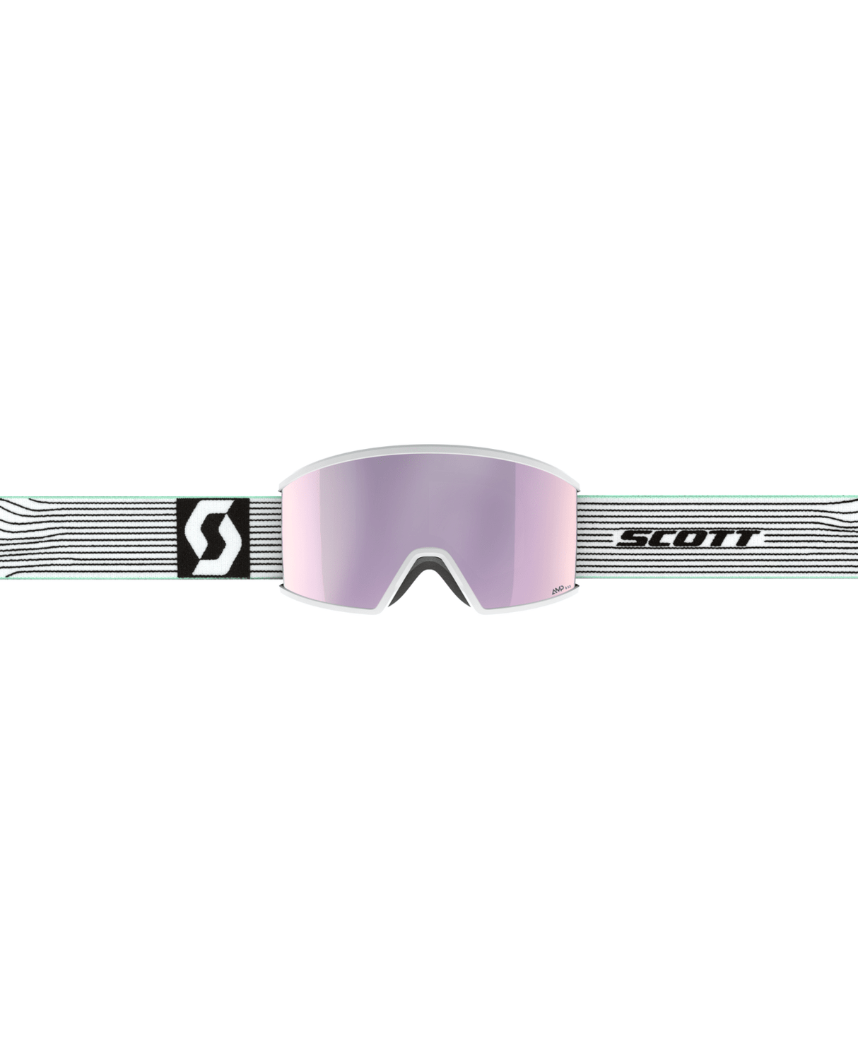 Scott Ambit AMP - White/Mint Green/Lavender Chrome S3 - Goggles - Alpingaraget
