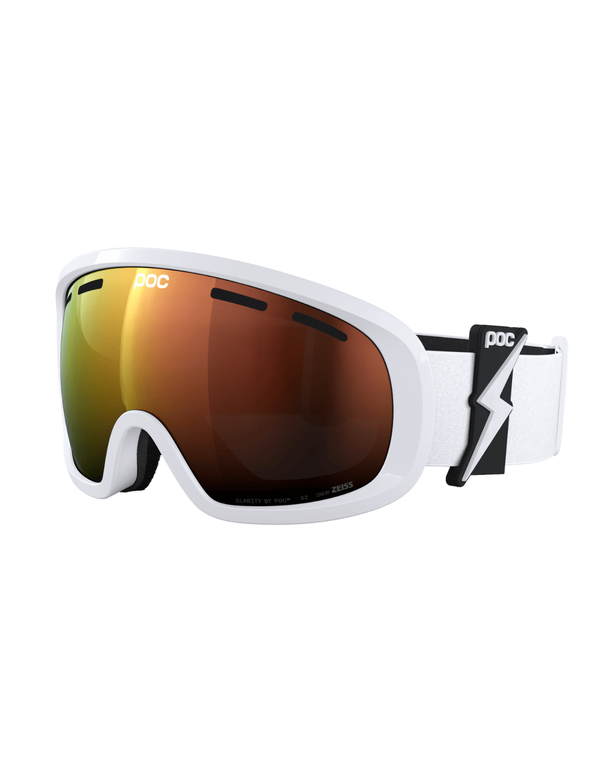 POC Fovea Mid - Blixten/Partly Sunny Orange - Goggles - Alpingaraget