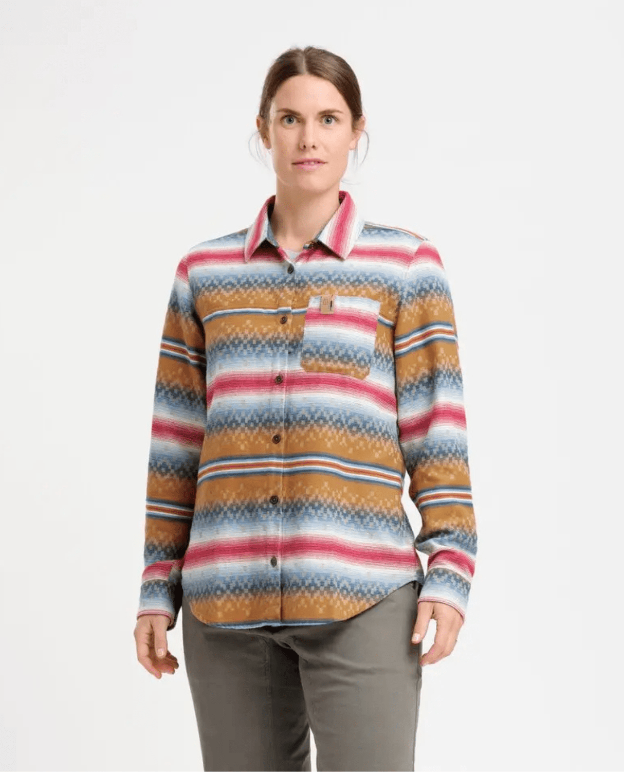 Elevenate Womens Verbier Shirt - Pecan Brown - Ă–verdelar - Alpingaraget