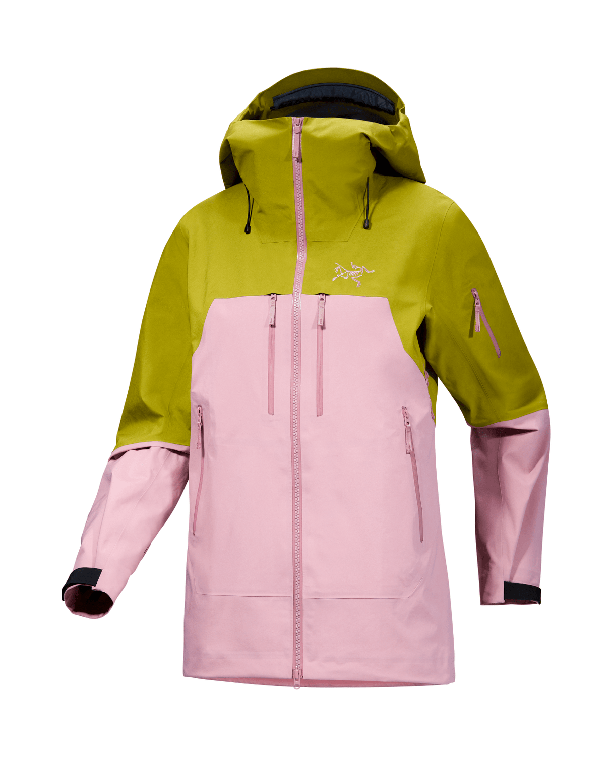 Arc'teryx Women Rush Jacket - Olive Moss / Bliss - Skidjackor - Alpingaraget