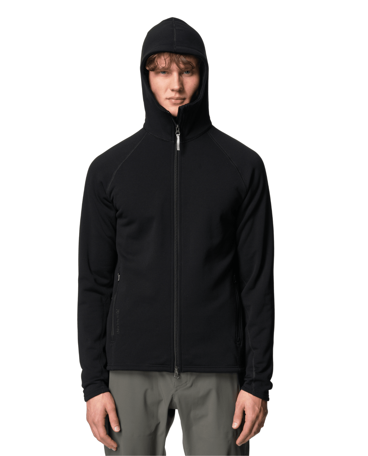 HOUDINI Mens Power Up Houdi - True Black - Mellanlager - Alpingaraget