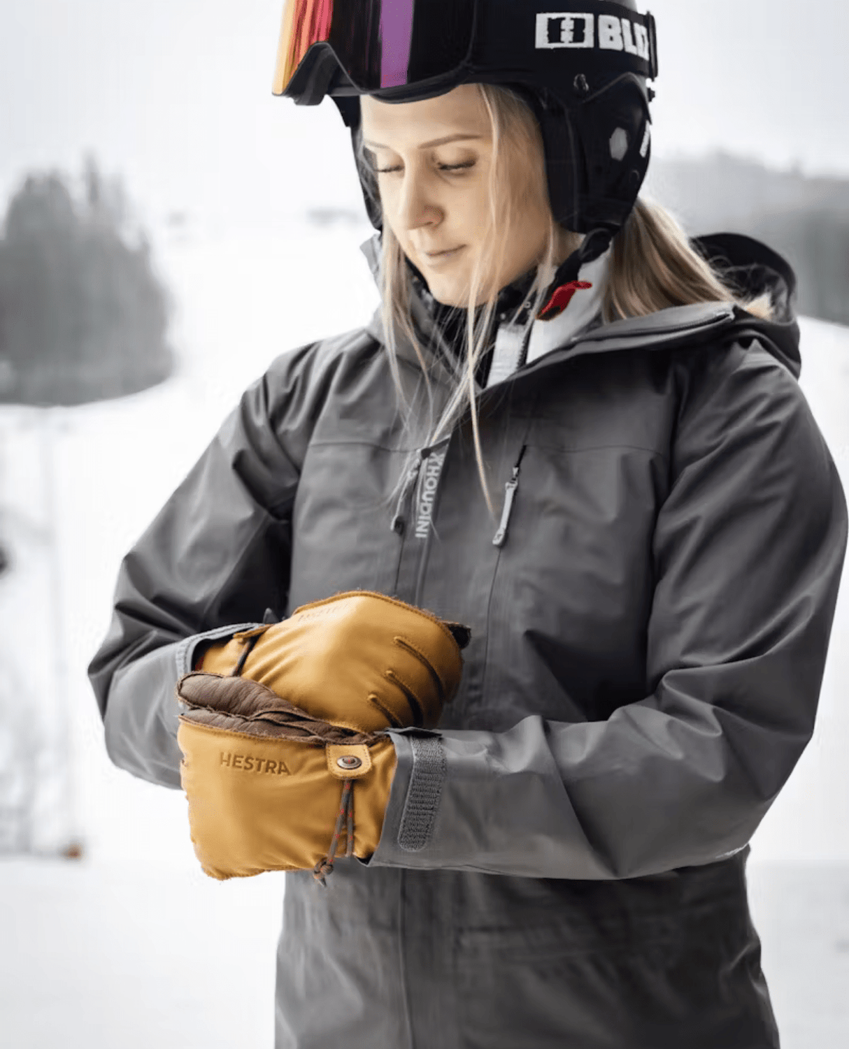 HESTRA Wakayama 5 Finger - Cork/Brown - Handskar - Alpingaraget