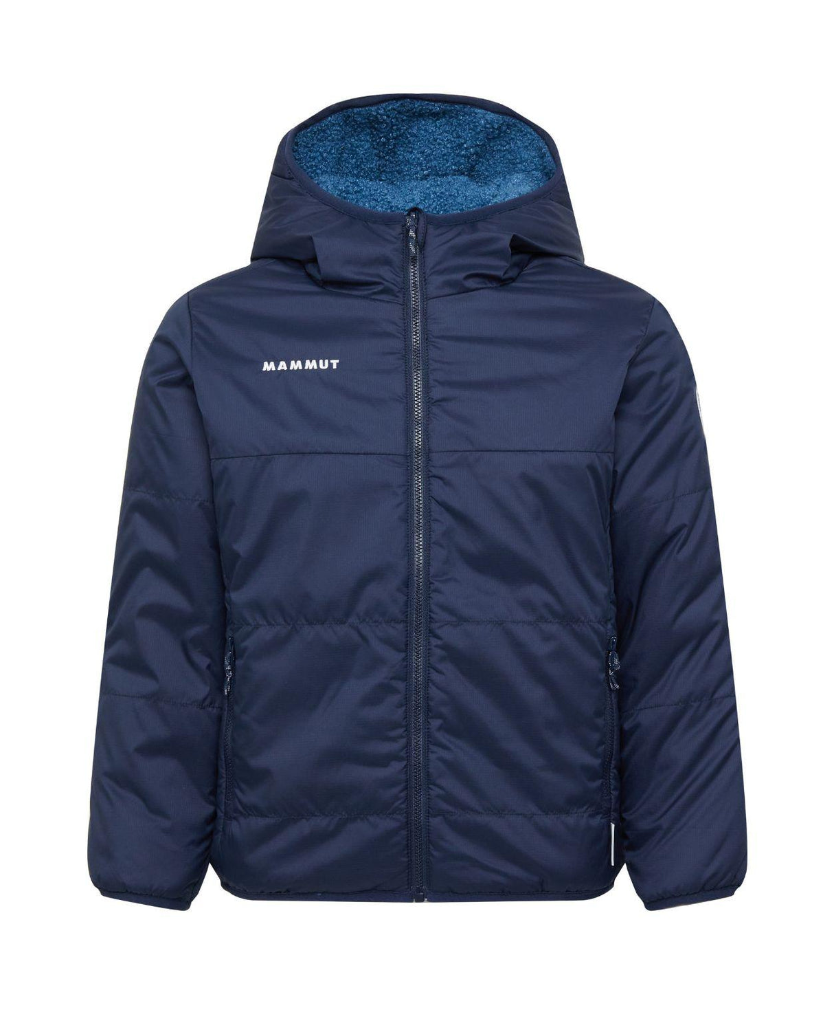 Mammut Waymarker IN Reversible Hooded Jacket Junior - Mörkblå juniorjacka