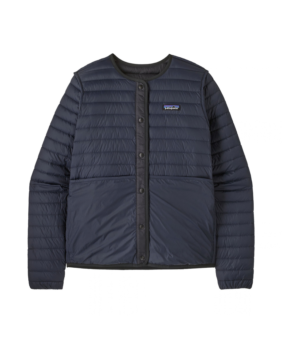 Patagonia LW Reversible Down Sweater Cardigan Women - Svart mellanlager för dam