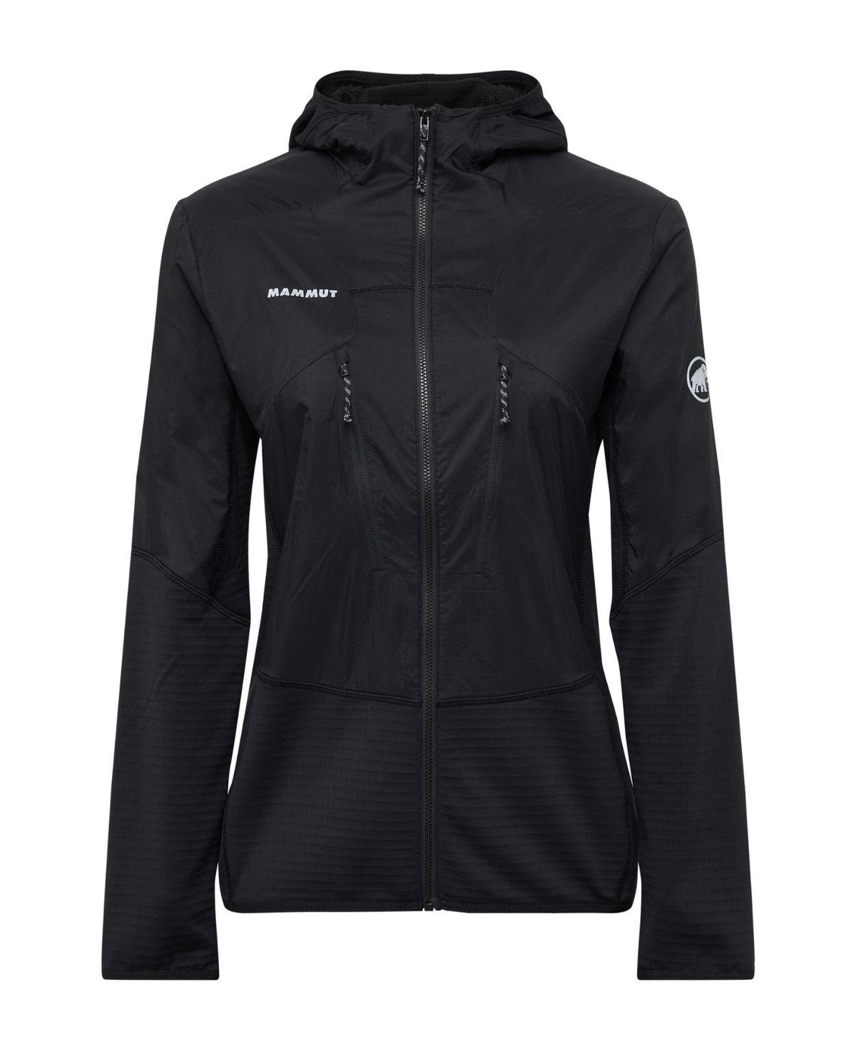 Mammut Aenergy ML Hybrid Hooded Jacket Dam - Svart mellanlager