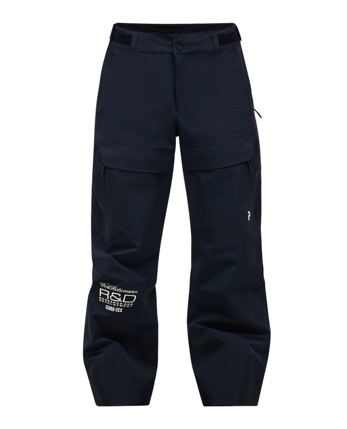 Peak Performance 40Y R&D Gore-Tex skidbyxor för dam i svart färg.