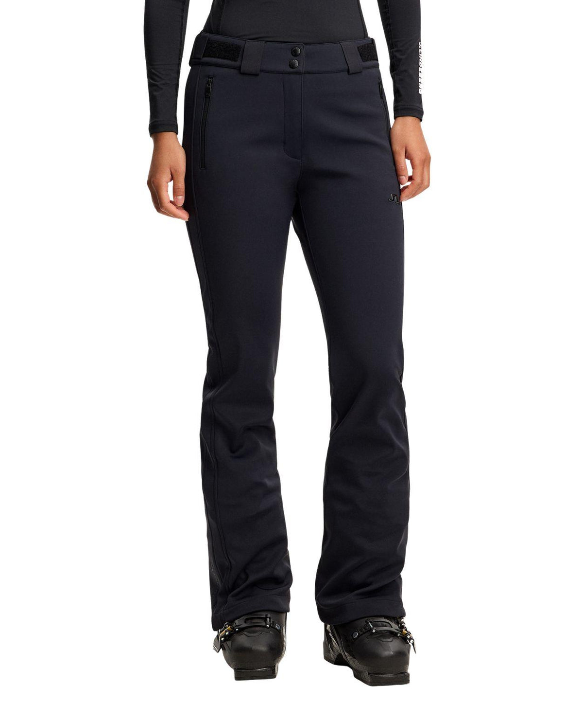 J.Lindeberg Stanford Softshell Ski Pant Women - Svart skidbyxa för damer