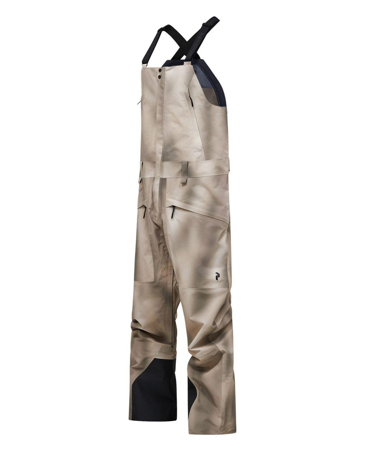 Peak Performance Edge 3L AOP Bib Pants Men i färgen 336 Beam Fade – skidbyxor för herr.