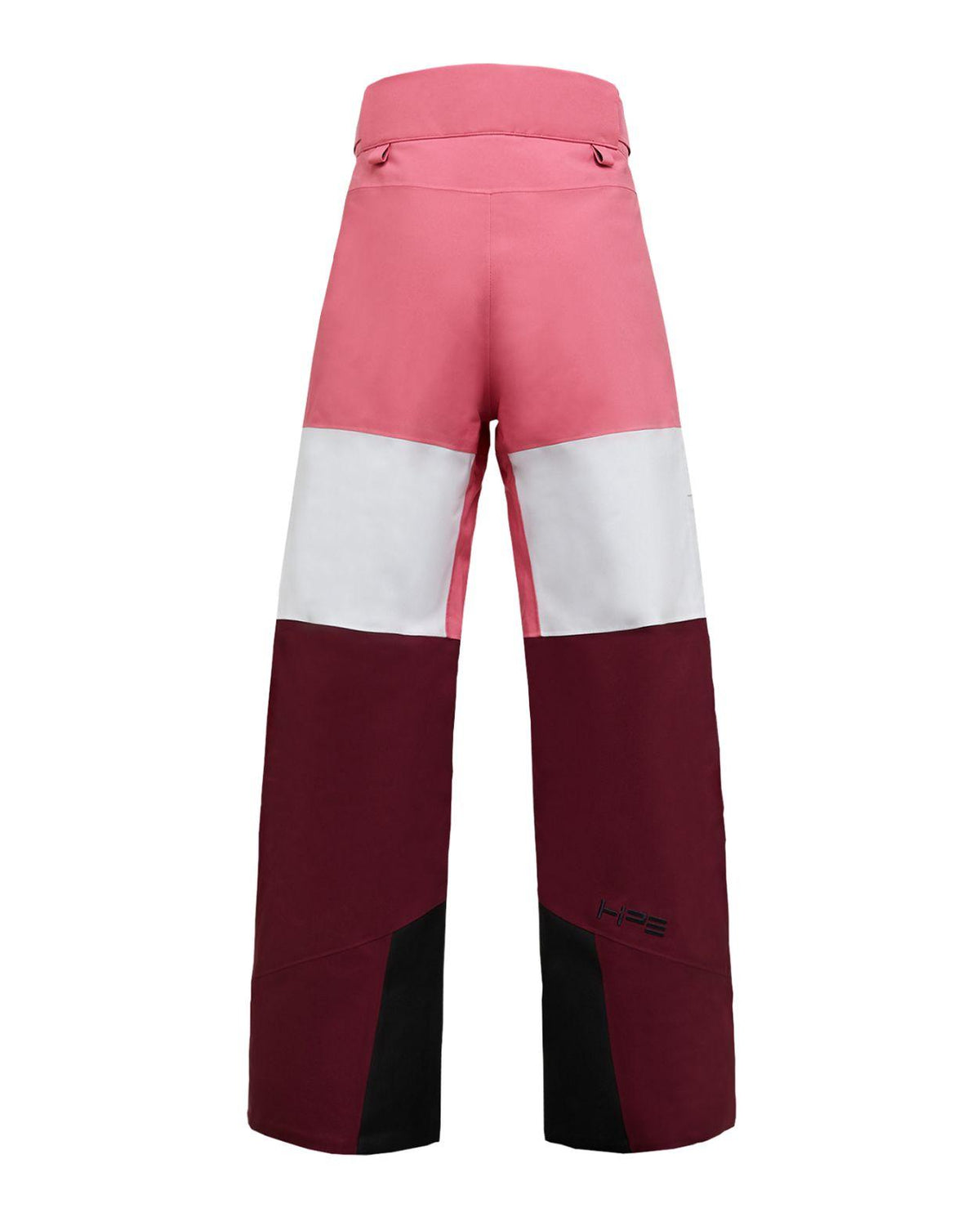 Peak Performance Gravity Insulated Pants Junior - Mountain Blush/Antarctica skidbyxor bakifrån