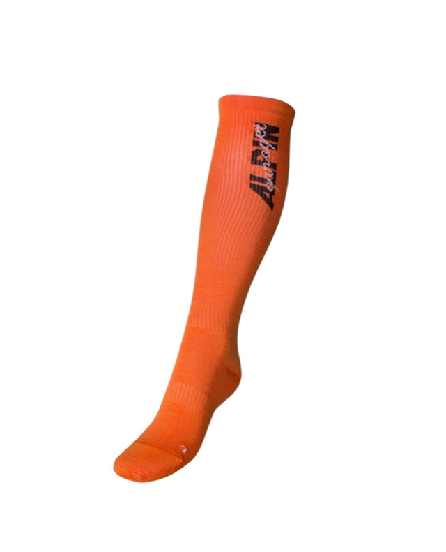 Alpingaraget Skidstrumpa Comp+ - Orange - Alpingaraget