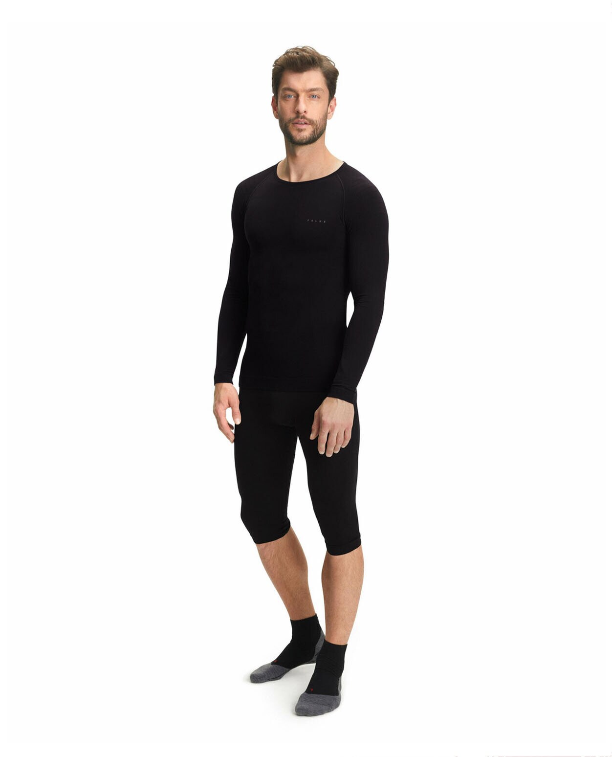 FALKE Men Long-sleeve shirt Warm - Black - Alpingaraget