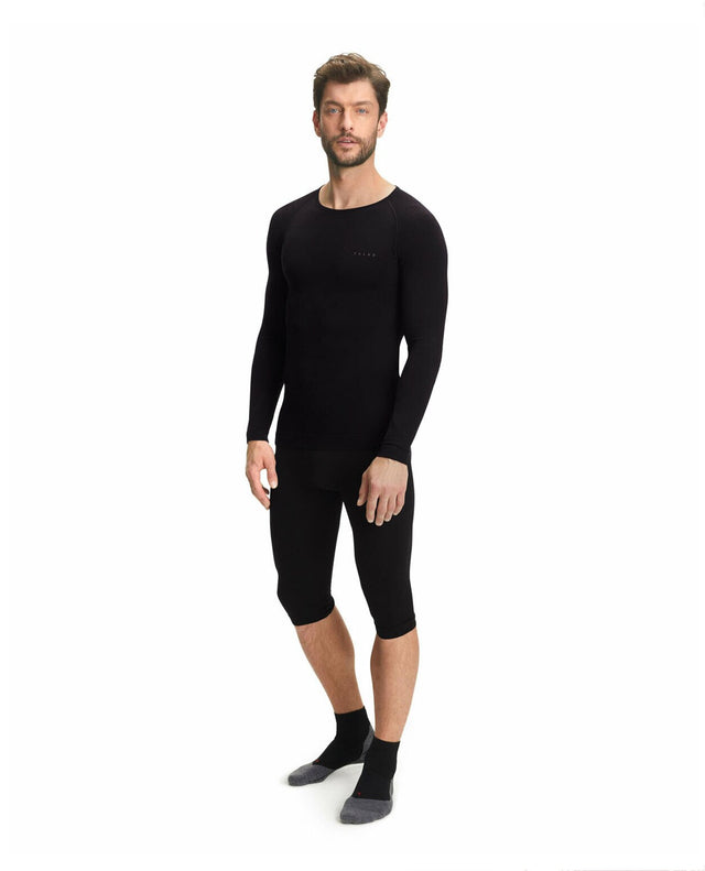 FALKE Men Long-sleeve shirt Warm - Black - Alpingaraget