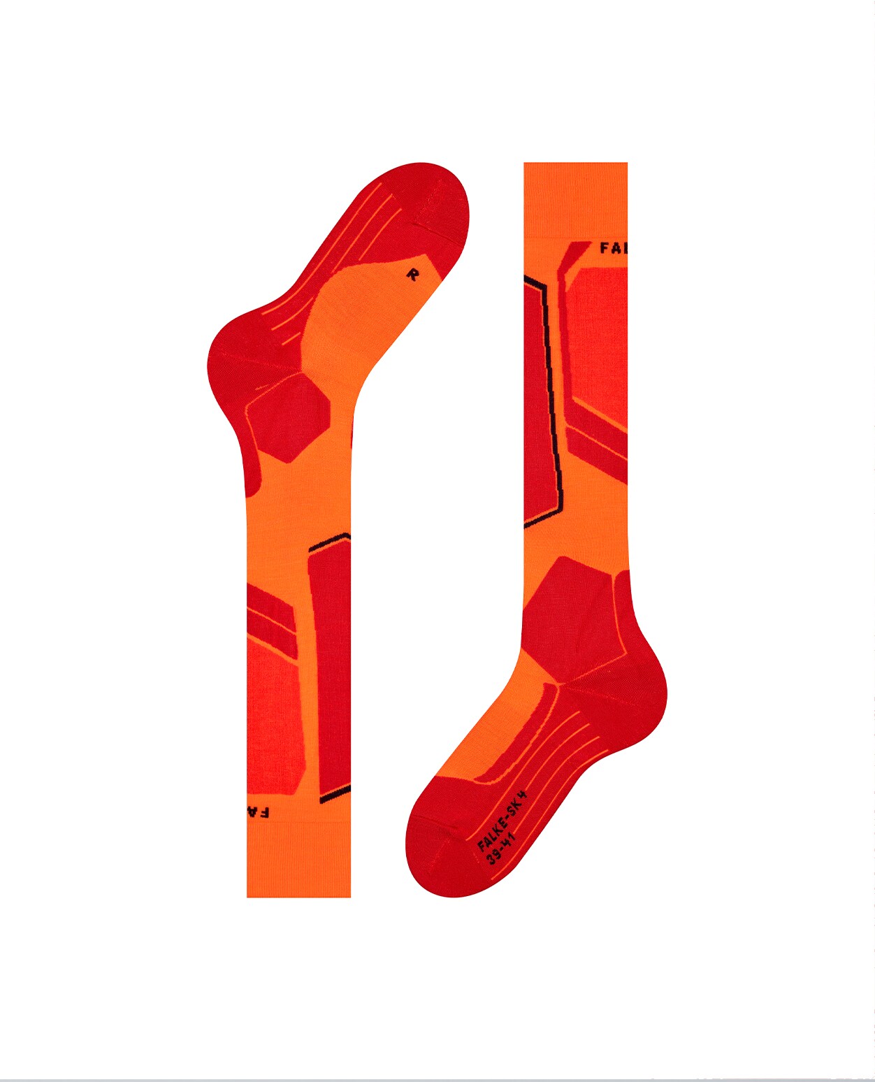FALKE SK4 Advanced Men Skiing Knee-high socks - Flash Orange - Alpingaraget