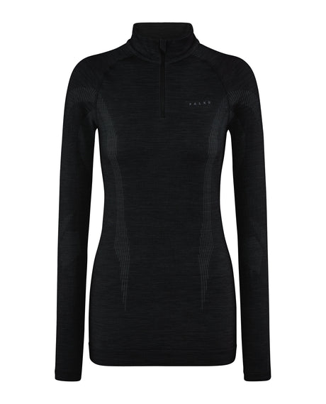 FALKE Women Long-sleeve shirt Wool-Tech - Black - Alpingaraget