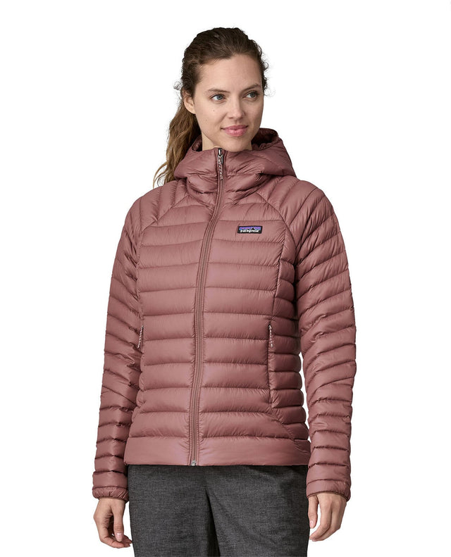 Patagonia Women Down Sweater Hoody - Dulse Mauve - Alpingaraget