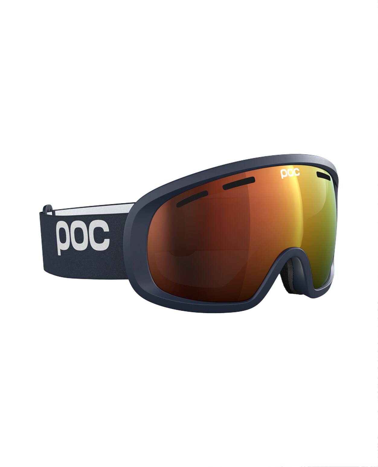POC Fovea Mid - Apatite Navy/Partly Sunny Orange - Alpingaraget