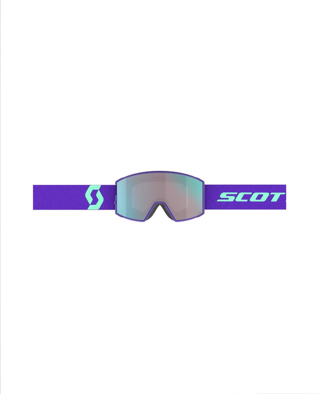 Scott React - Deep Purple/Enhancer Aqua Chrome +extra lins - Alpingaraget