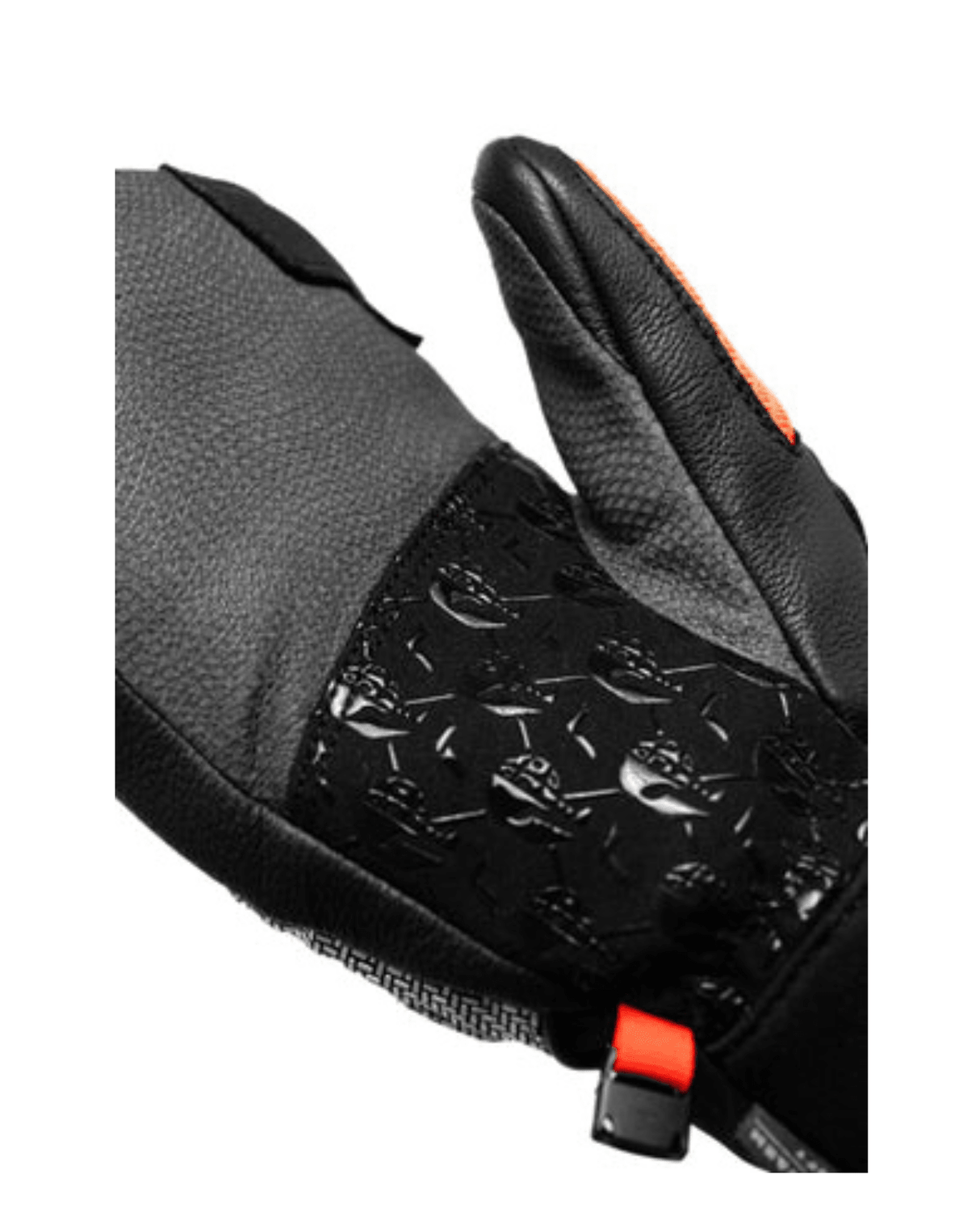Reusch Worldcup Warrior GS Junior Mitten - Black/Silver/Fluo Red - Handskar - Alpingaraget