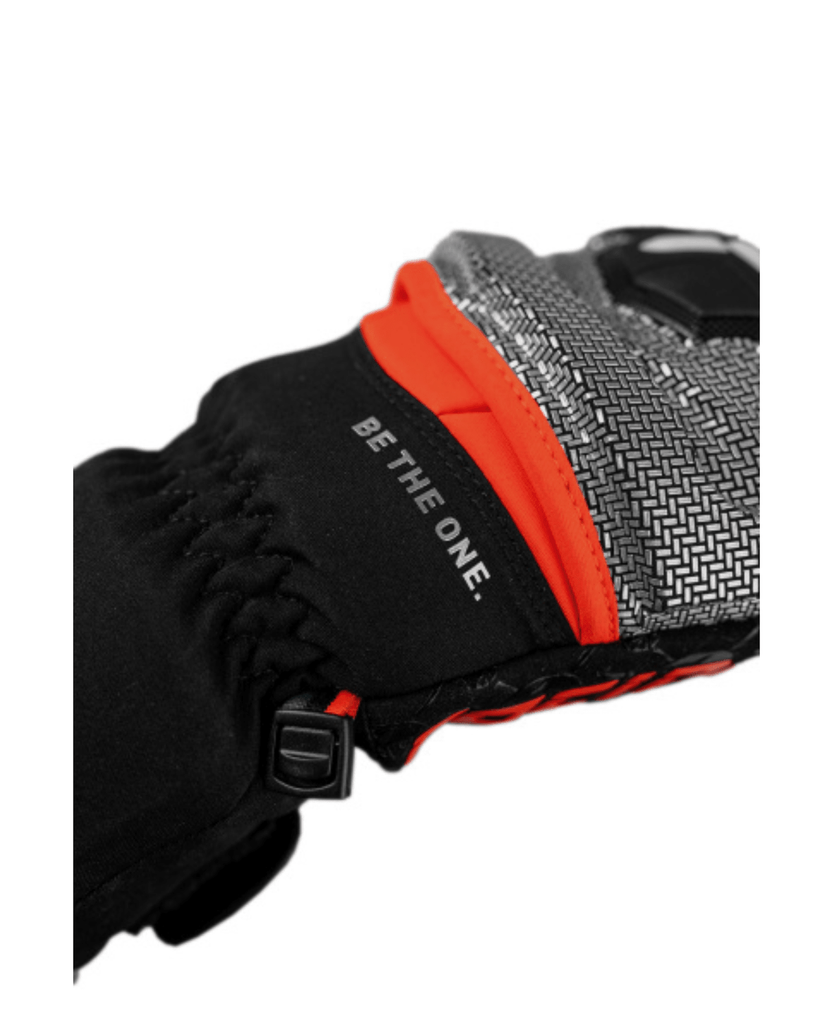 Reusch Worldcup Warrior GS Mitten - Black/Silver/Fluo Red - Handskar - Alpingaraget