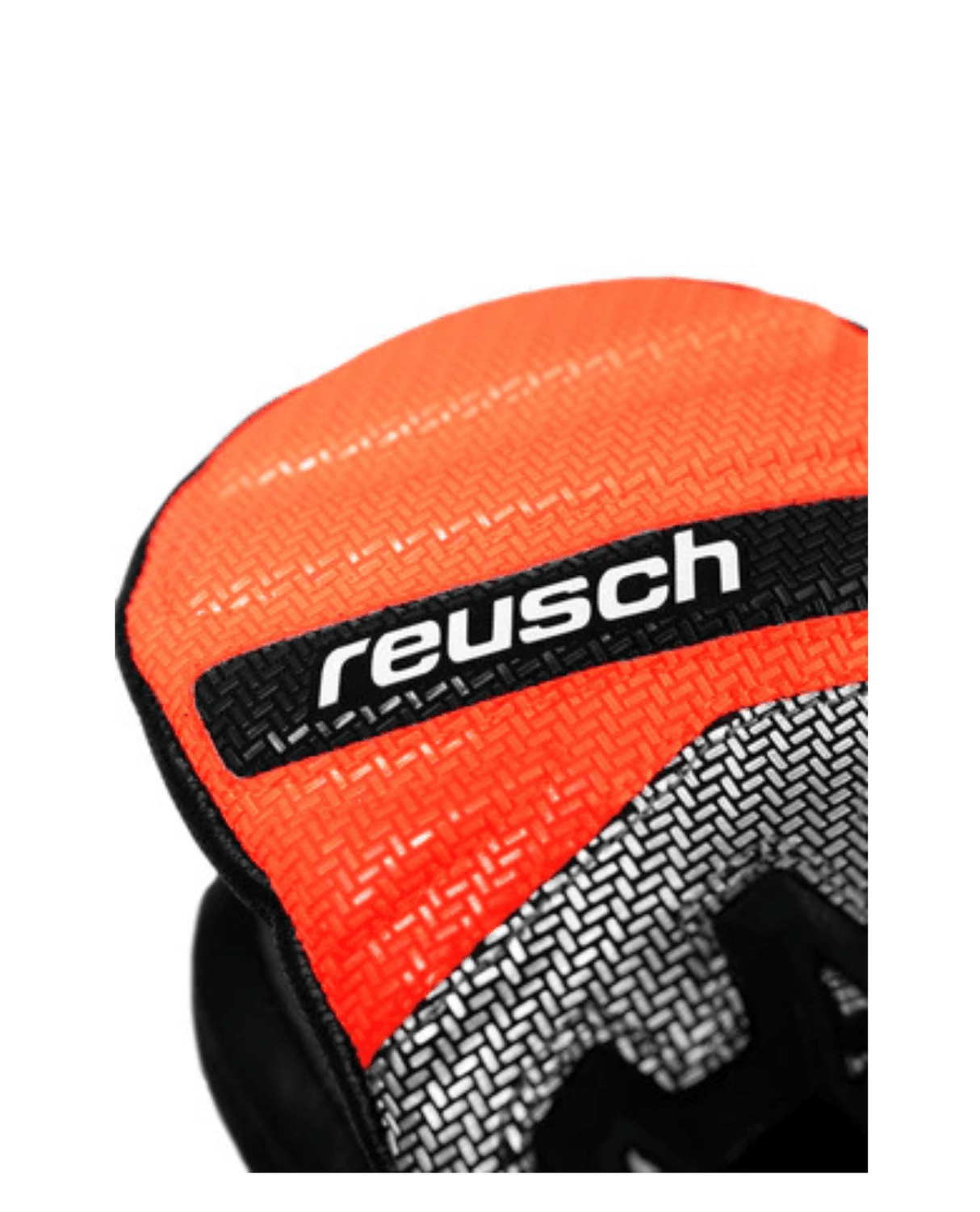 Reusch Worldcup Warrior GS Junior Mitten - Black/Silver/Fluo Red - Handskar - Alpingaraget