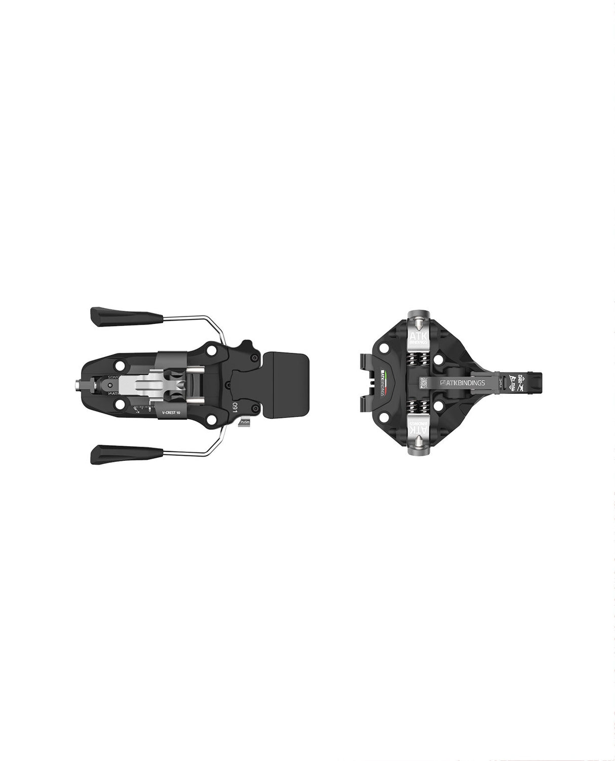 ATK V - Crest 10 BR - Black Titanium - Topptursbindningar - Alpingaraget