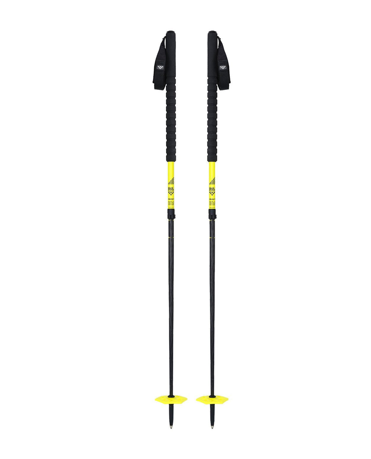 Black Crows Duos Freebird Pole - Black Yellow - Teleskopstavar - Alpingaraget