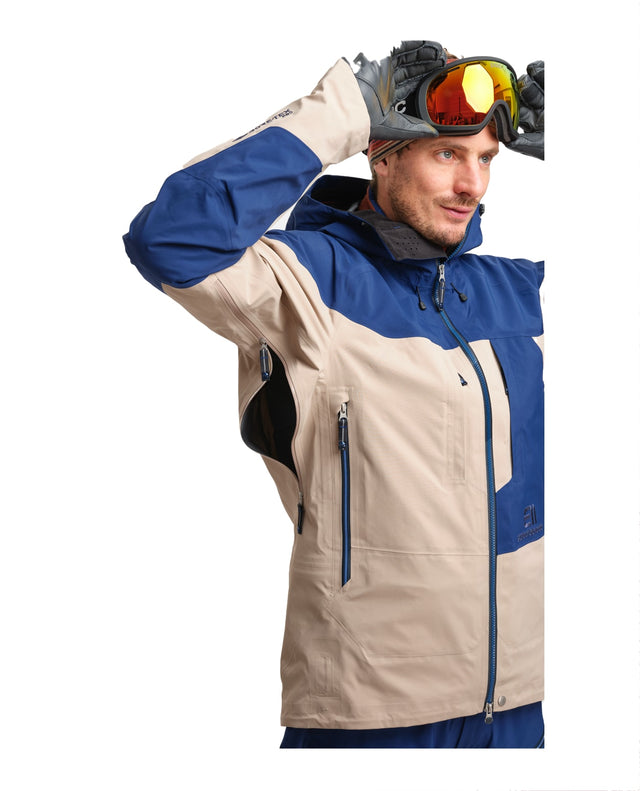 Elevenate Men Bec De Rosses Prime Jacket - Ginger Beige - Alpingaraget