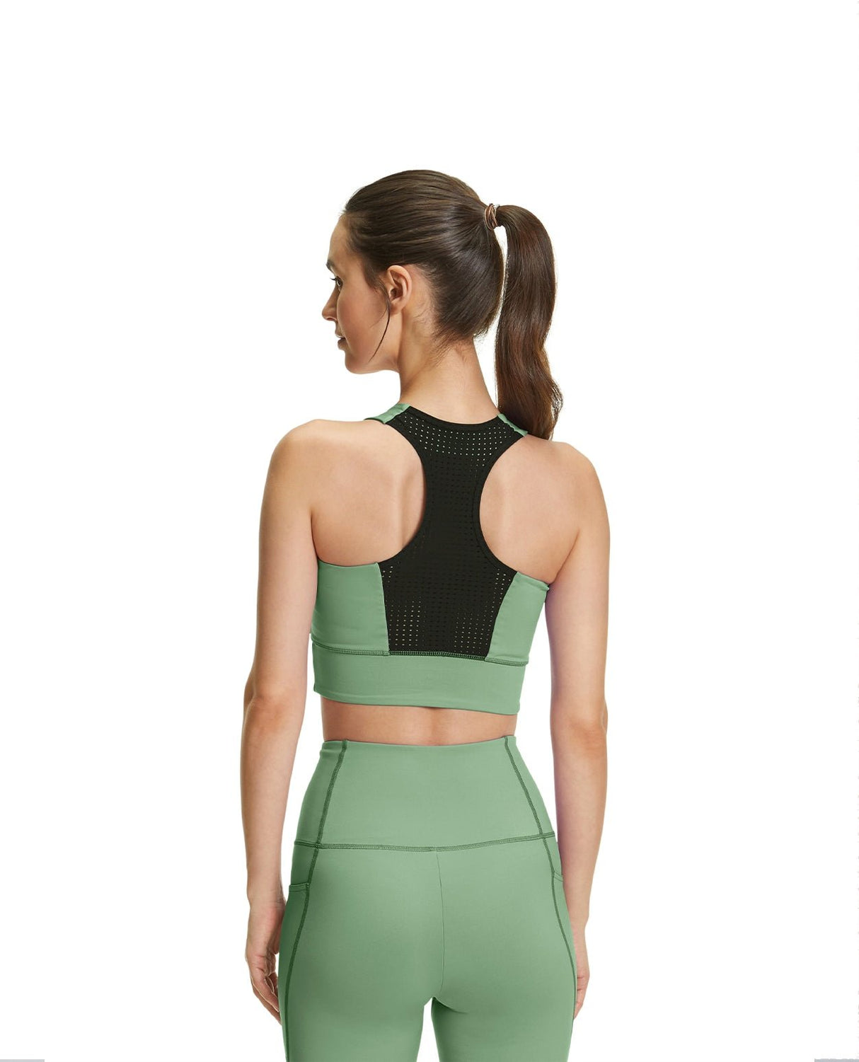 FALKE Women Core Sports Bra Racer - Quiet Green - Underkläder - Alpingaraget