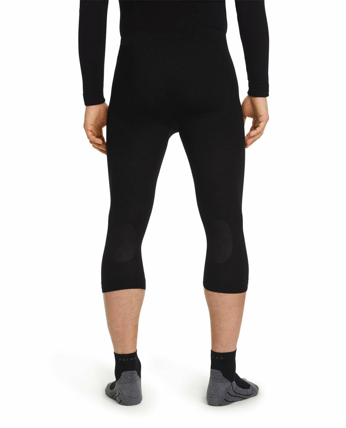 FALKE Men 3/4 Tights Wool - Tech Light - Black - UnderstÀll - Alpingaraget