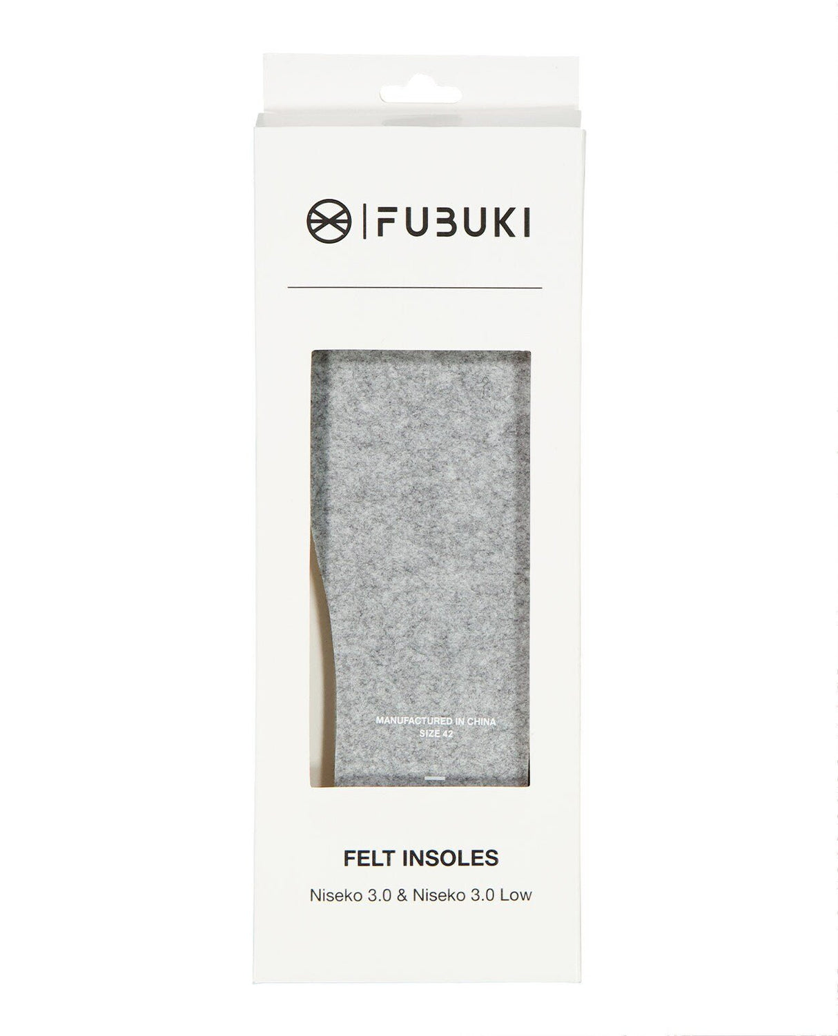 FUBUKI Niseko 3.0 Felt Insole - White - Sulor - Alpingaraget