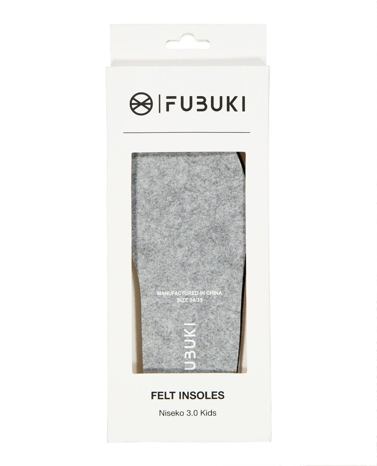 FUBUKI Niseko 3.0 Kids Felt Insole - White - Sulor - Alpingaraget