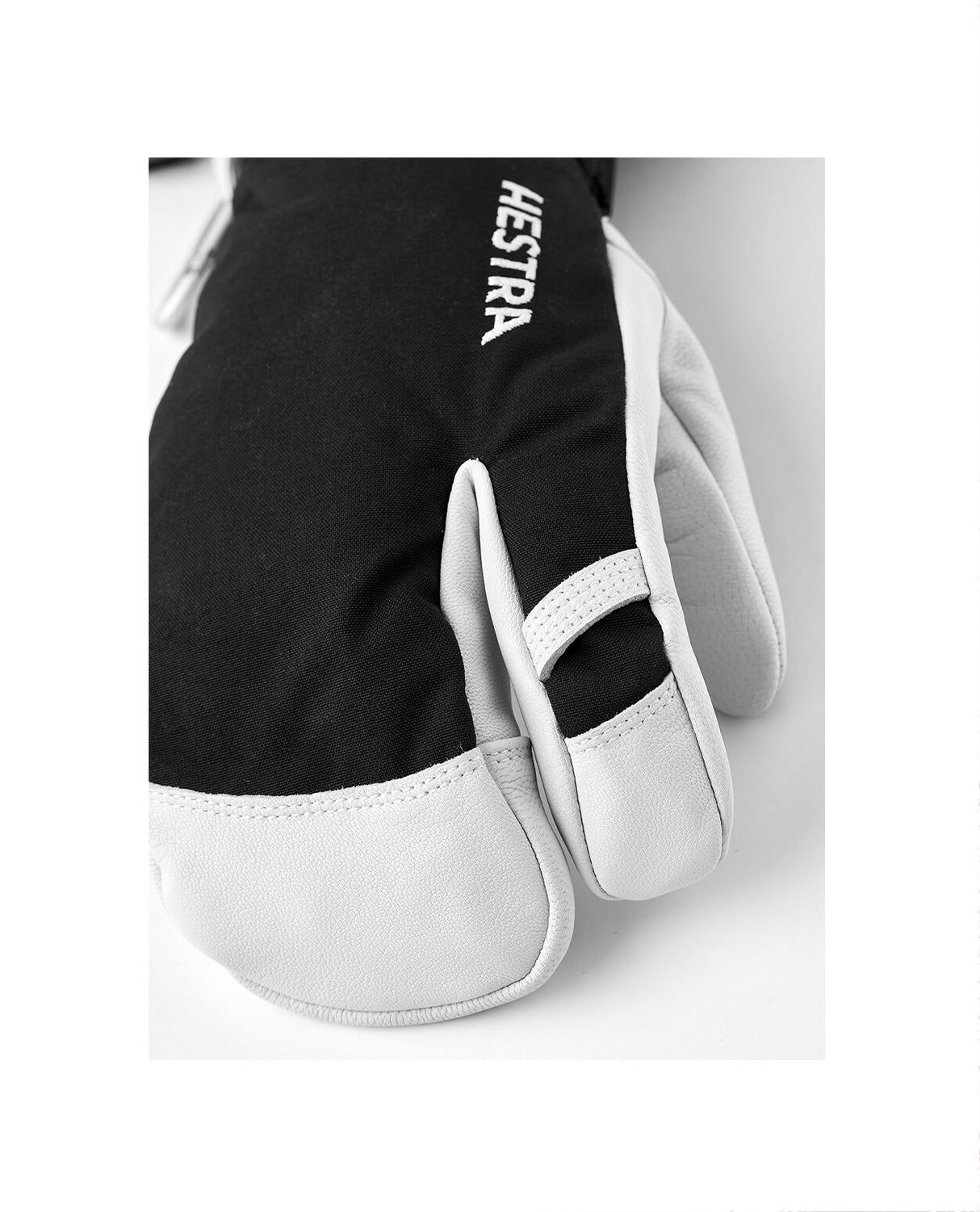 Hestra Army Leather Heli Ski 3 Finger - Black - Alpingaraget