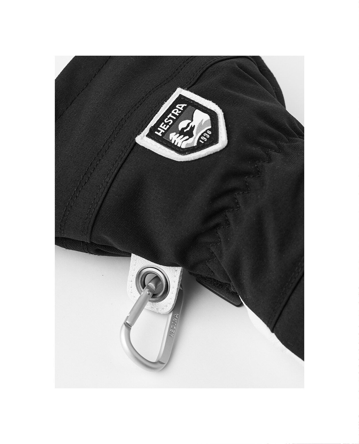 Hestra Army Leather Heli Ski 5 Finger - Black - Alpingaraget