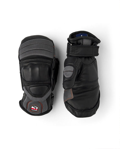 Hestra Junior Impact Racing Mitt - Black Flame Red - Alpingaraget