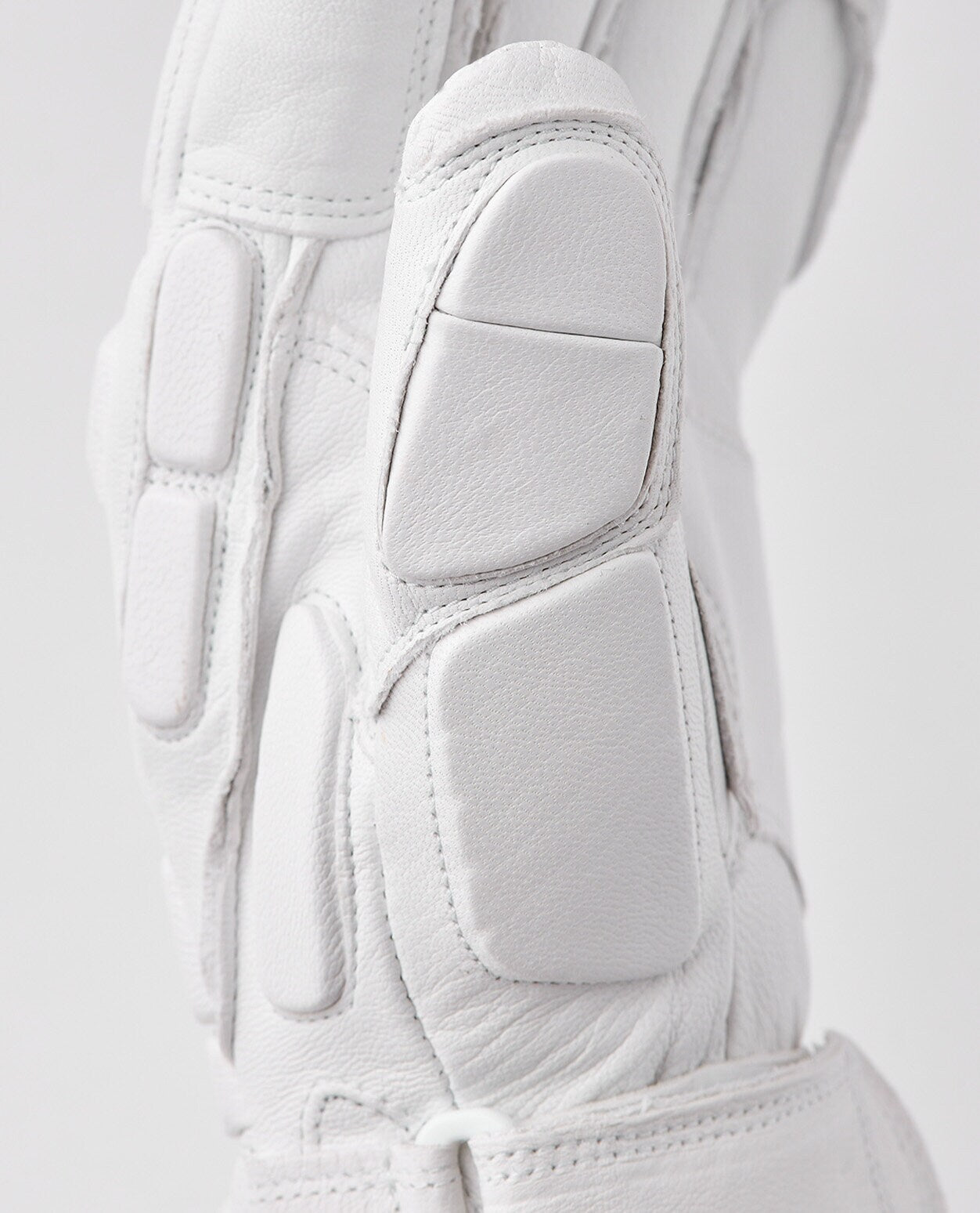 Hestra RSL Comp Vertical Cut d3O Impact 5 Finger - White Yellow - Alpingaraget