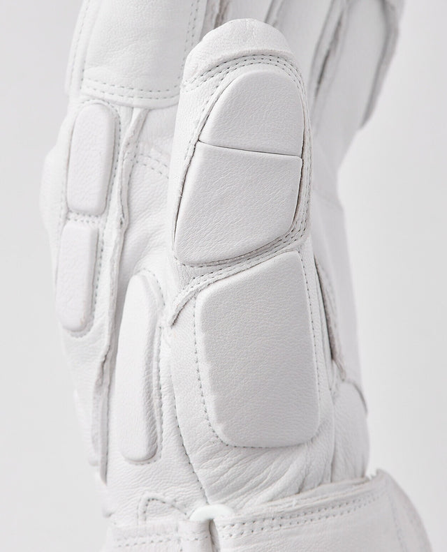 Hestra RSL Comp Vertical Cut d3O Impact 5 Finger - White Yellow - Alpingaraget