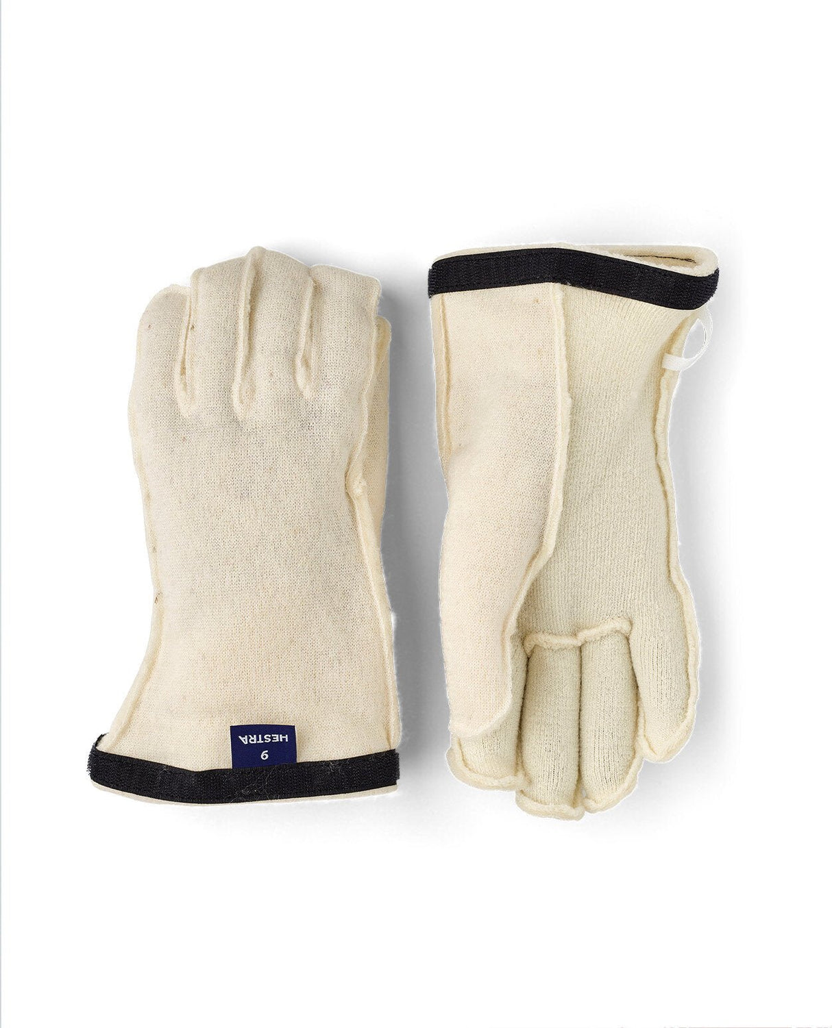 HESTRA Heli Ski Wool Liner 5 Finger - Offwhite - Handskar - Alpingaraget