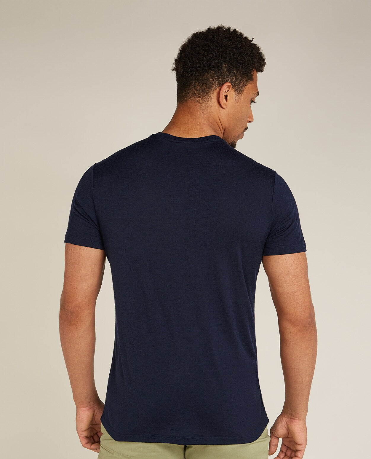 Icebreaker Men Merino 150 Tech Lite SS Tee Polar Paddle - Midnight Navy - Alpingaraget