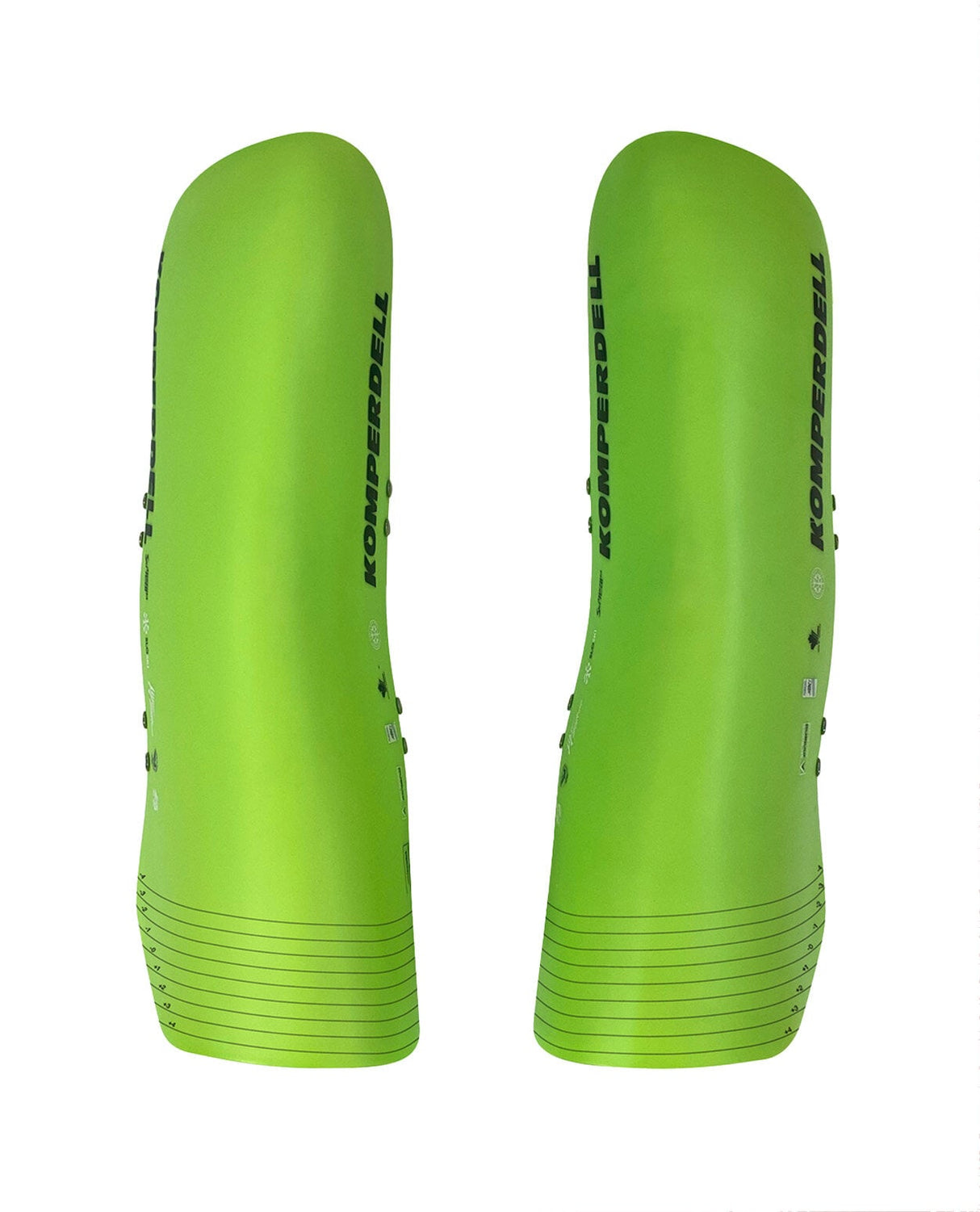Komperdell Shinguard Kids World Cup - Black Lime - Alpingaraget