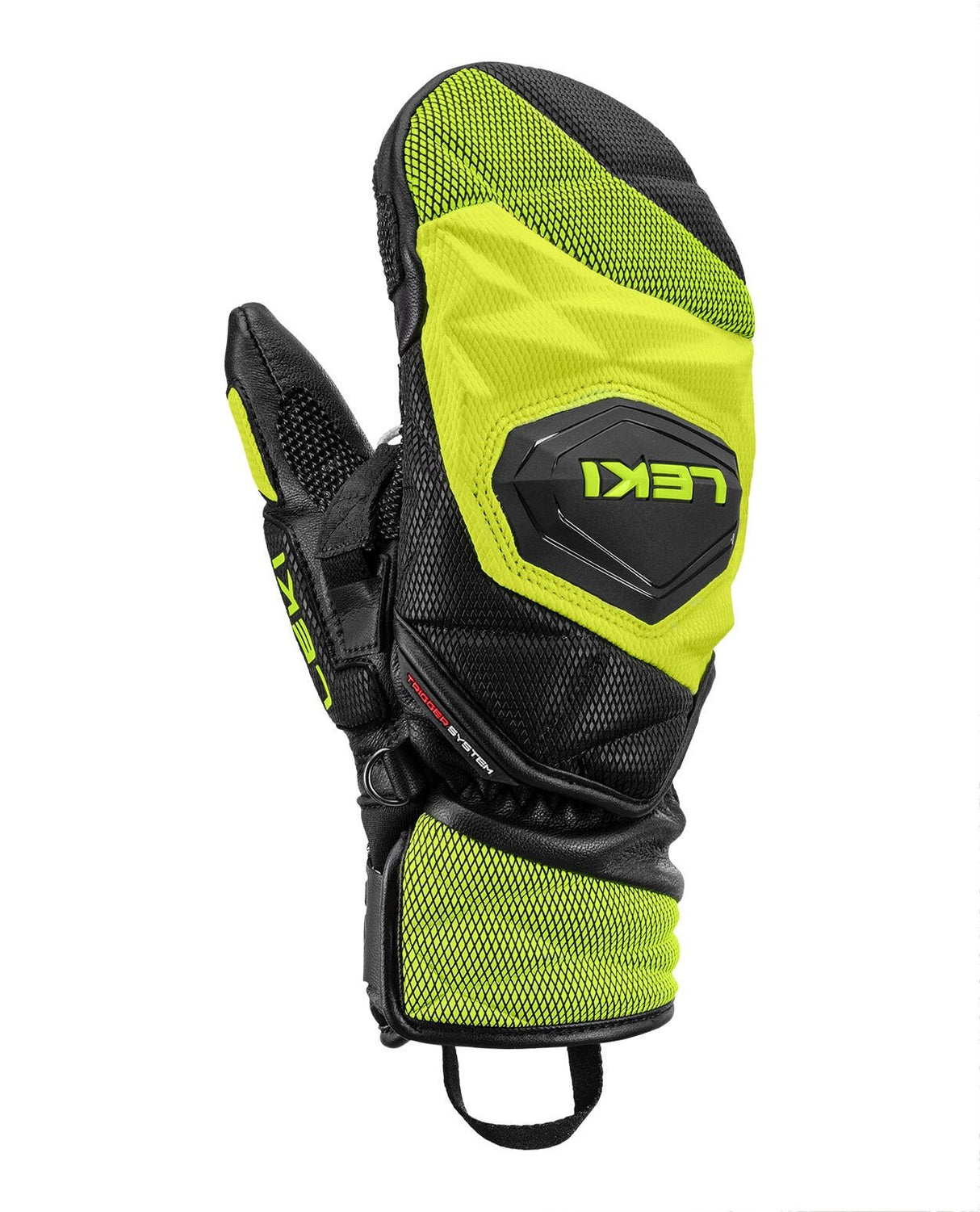 Leki WCR Venom 3D Junior Mitt - Black / Ice Lemon - Handskar - Alpingaraget