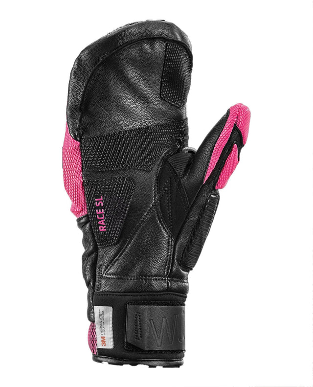Leki WCR Venom SL 3D Mitt - Black / Pink - Alpingaraget