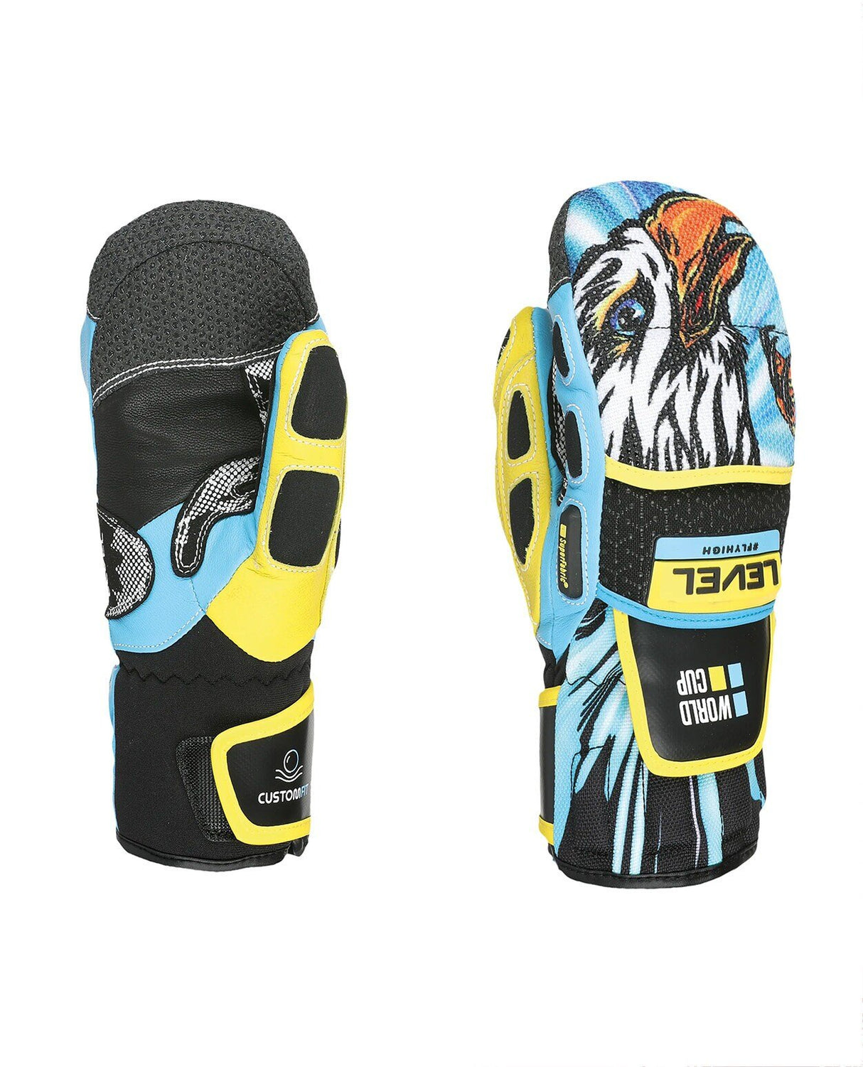 Level World Cup CF Mitt Jr - Yellow Blue - Handskar - Alpingaraget