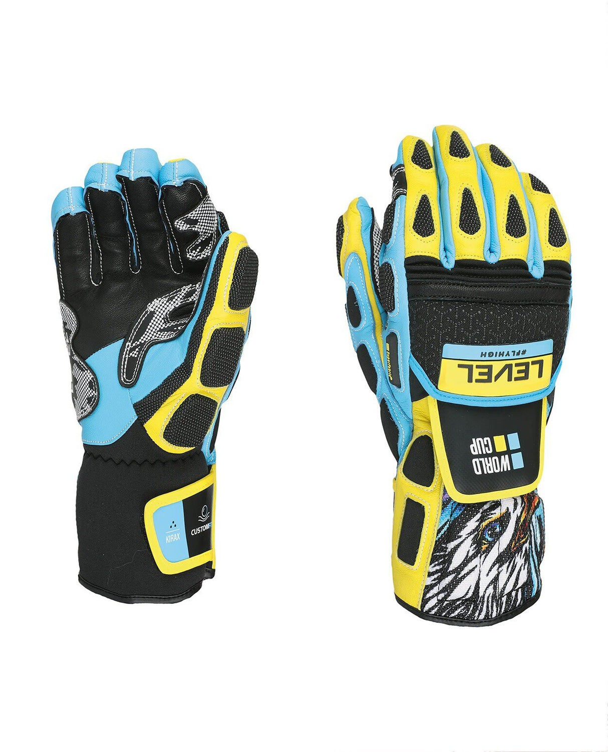 Level World Cup CF - Yellow Blue - Handskar - Alpingaraget