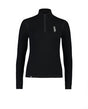 Mons Royale Women Cascade Merino Flex 1/4 Zip - Black - Alpingaraget