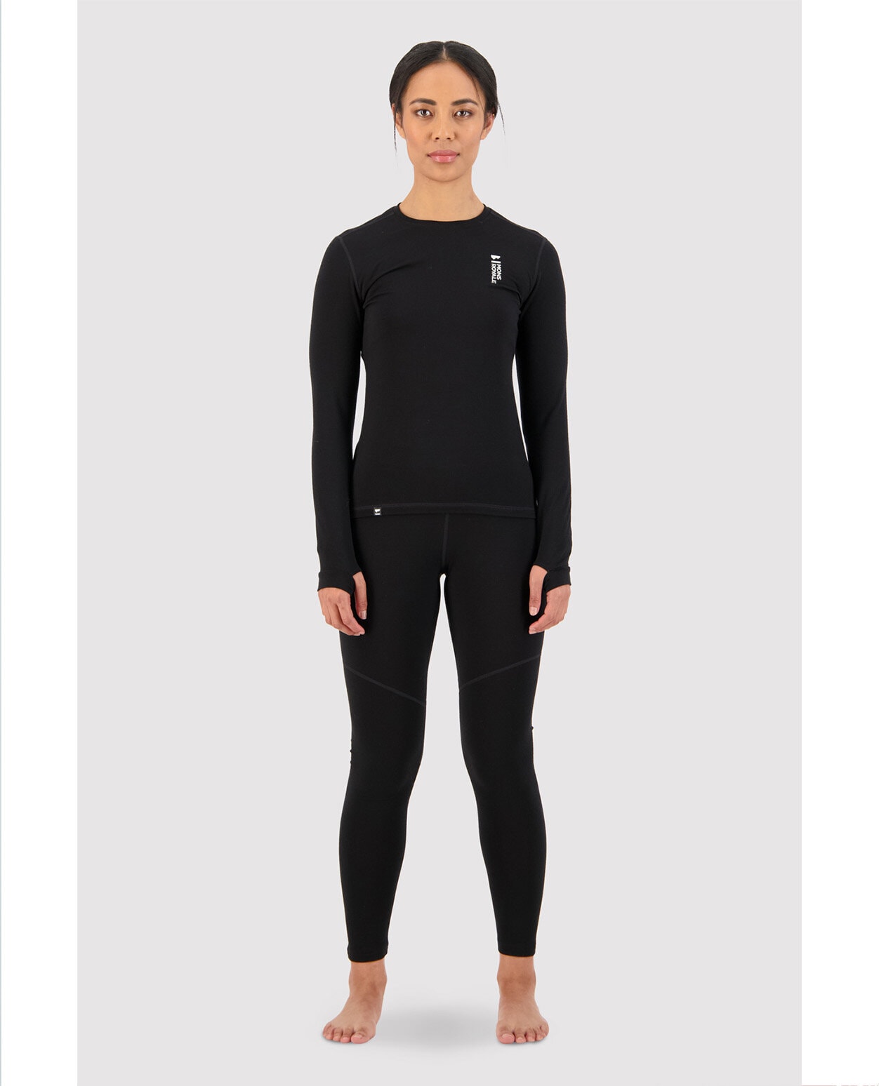 Mons Royale Women Cascade Merino Flex Legging - Black - Alpingaraget