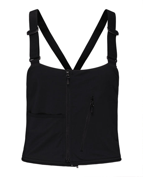 Norröna Women Accessories Flex1 Ski/Snowboard Zip-in Bib - Caviar Black - Alpingaraget